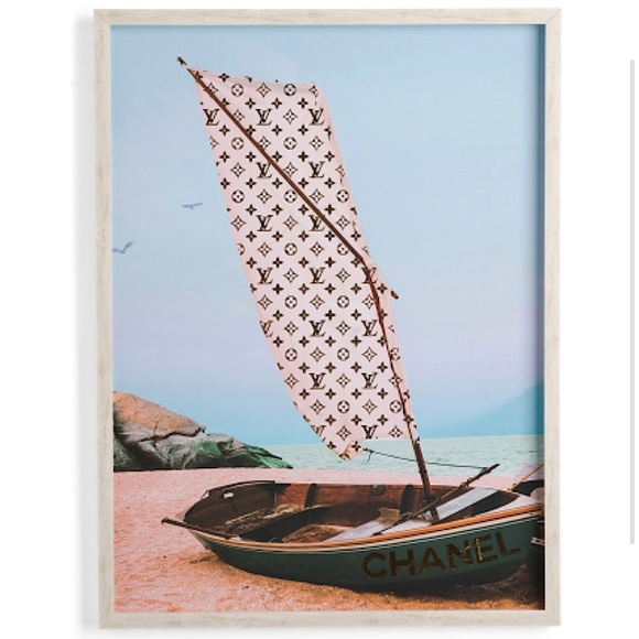 Oliver Gal, Art, Authentic Viral Tiktok Louis Vuitton X Chanel Wall Art  By Oliver Gal